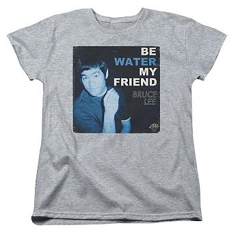 Bruce Lee Water Short Sleeve Womens Tee