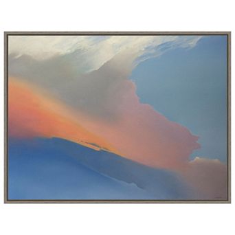 Gulfstream Clouds By Cap Pannell Framed Canvas Wall Art Print