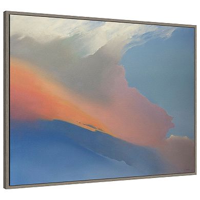 Gulfstream Clouds By Cap Pannell Framed Canvas Wall Art Print