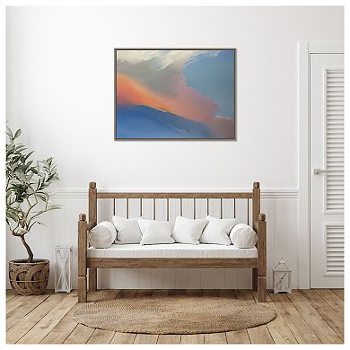 Gulfstream Clouds By Cap Pannell Framed Canvas Wall Art Print