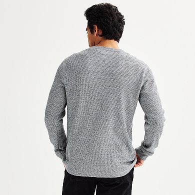 Men's Sonoma Goods For Life Long Sleeve Waffle Henley Tee