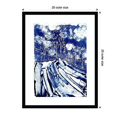 Pisa By Charlotte Orr Wood Framed Wall Art Print