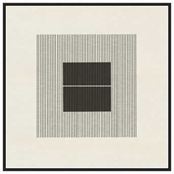 Paper Object No 6 By The Miuus Studio Framed Canvas Wall Art Print