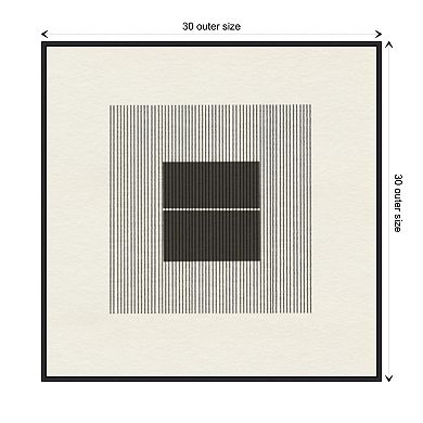 Paper Object No 6 By The Miuus Studio Framed Canvas Wall Art Print