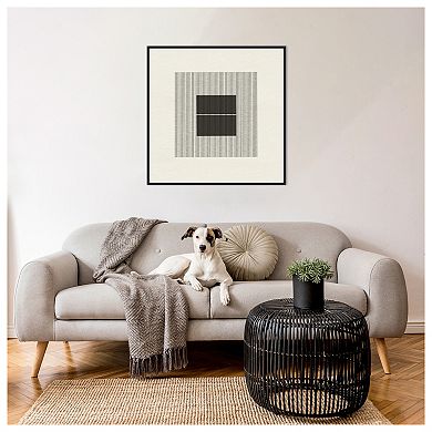 Paper Object No 6 By The Miuus Studio Framed Canvas Wall Art Print