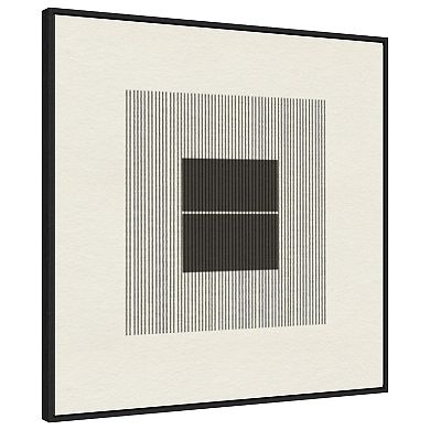 Paper Object No 6 By The Miuus Studio Framed Canvas Wall Art Print