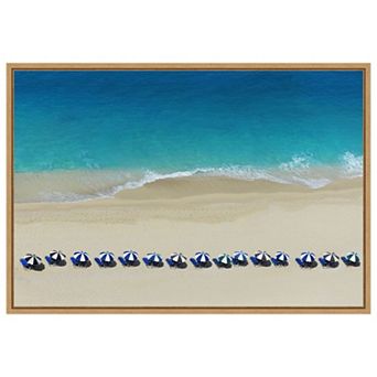 Dabi (beach) By 1x Framed Canvas Wall Art Print
