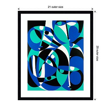 Seeking Out By Ron Waddams Wood Framed Wall Art Print