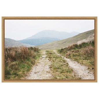 Scottish Highlands Road I By Laura Marshall Framed Canvas Wall Art Print