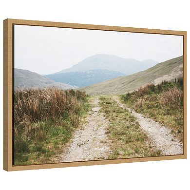 Scottish Highlands Road I By Laura Marshall Framed Canvas Wall Art Print