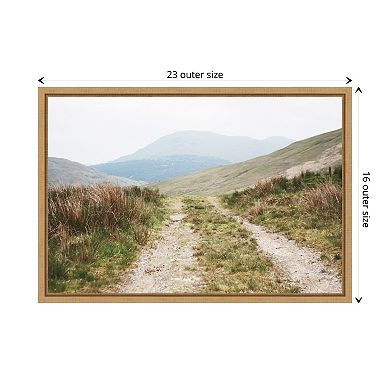 Scottish Highlands Road I By Laura Marshall Framed Canvas Wall Art Print