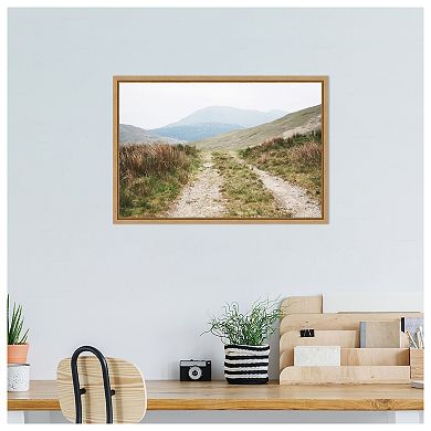 Scottish Highlands Road I By Laura Marshall Framed Canvas Wall Art Print