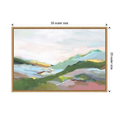 Highland Landscape I By Isabelle Z Framed Canvas Wall Art Print