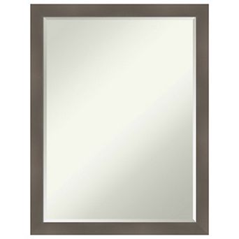 Edwin Petite Bevel Wood Bathroom Wall Mirror