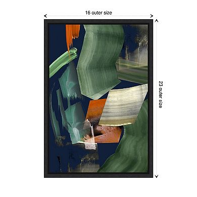 Sunsets In The City Ii By Pi Studio Framed Canvas Wall Art Print