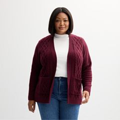 Kohls plus size womens sweaters best sale