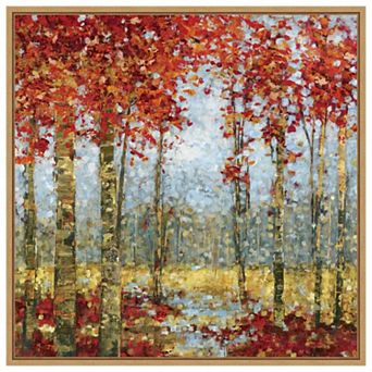 Into The Forest Ii By Carmen Dolce Framed Canvas Wall Art Print