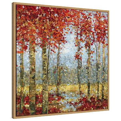 Into The Forest Ii By Carmen Dolce Framed Canvas Wall Art Print