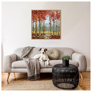 Into The Forest Ii By Carmen Dolce Framed Canvas Wall Art Print