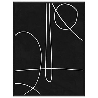 Treble By Urban Road Framed Canvas Wall Art Print