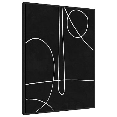 Treble By Urban Road Framed Canvas Wall Art Print