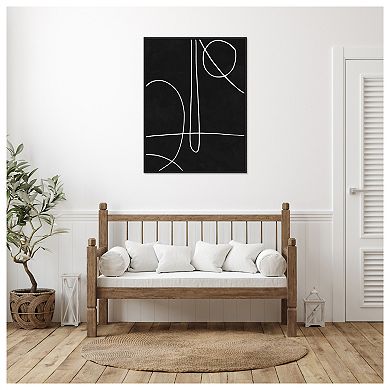 Treble By Urban Road Framed Canvas Wall Art Print