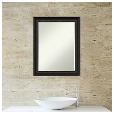 Trio Oil Rubbed Petite-bevel Bathroom Wall Mirror