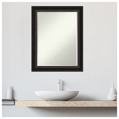 Trio Oil Rubbed Petite-bevel Bathroom Wall Mirror