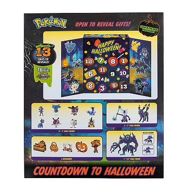 Pokemon Battle Figure Halloween Calendar