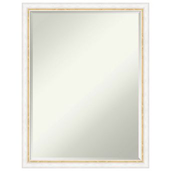 Morgan Petite Bevel Wood Bathroom Wall Mirror