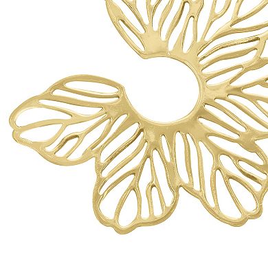 PANNEE BY PANACEA Gold Tone Post Flower Earrings