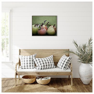 Comice Pears I By Rachel Perry Framed Canvas Wall Art Print