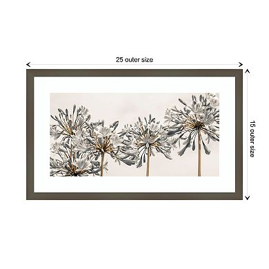 African Lily Flowers Ii By Assaf Frank Wood Framed Wall Art Print