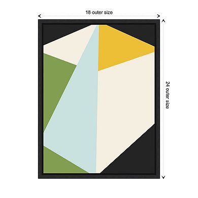 Bold Graphic 1 By The Creative Bunch Studio Framed Canvas Wall Art Print