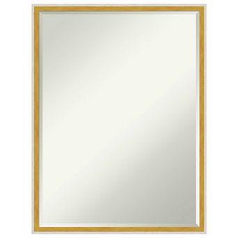 Paige Petite Bevel Wood Bathroom Wall Mirror