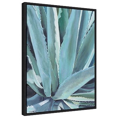 Blue Agave By Alana Clumeck Framed Canvas Wall Art Print