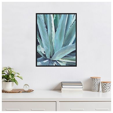 Blue Agave By Alana Clumeck Framed Canvas Wall Art Print