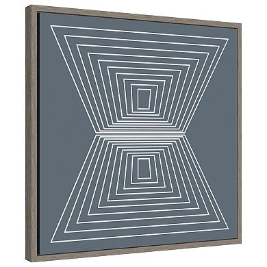 Inverted By Sandi Hauanio Framed Canvas Wall Art Print