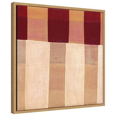 Broken Stripes 1 By Laura Nugent Framed Canvas Wall Art Print
