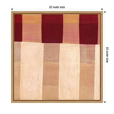 Broken Stripes 1 By Laura Nugent Framed Canvas Wall Art Print