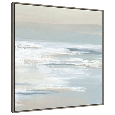 Shadows Of The Sea I By Lera Framed Canvas Wall Art Print