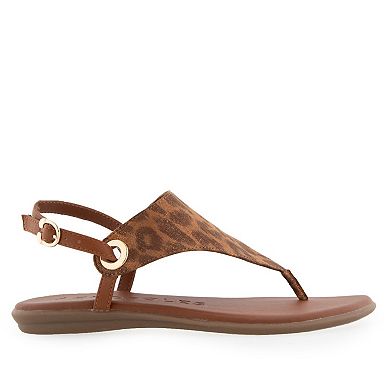 Aerosoles Conclusion Women's Cheetah Print Thong Sandals