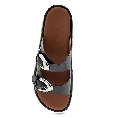 Aerosoles Darcy Women's Leather Platform Sandals