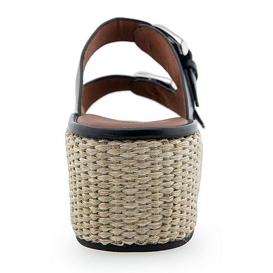 Aerosoles Darcy Women's Leather Platform Sandals