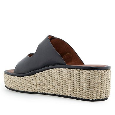 Aerosoles Darcy Women's Leather Platform Sandals