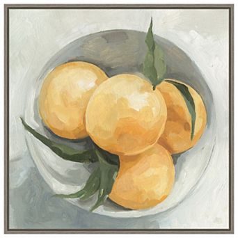 Fruit Bowl I By Emma Scarvey Framed Canvas Wall Art Print