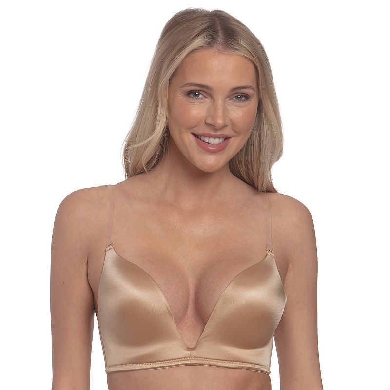 Dominique Uma U-Plunge Convertible Bra 4000, Women's, Size: 32 B, Brown