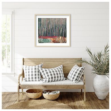 Forests Edge By David Mcconochie Wood Framed Wall Art Print