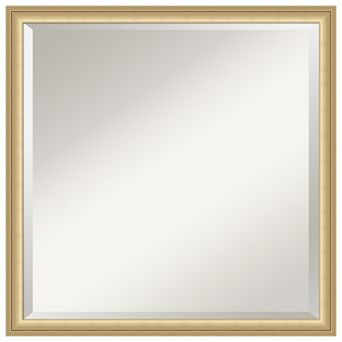 Florence Gold Beveled Framed Bathroom Wall Mirror