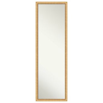 Salon Scoop Wood Non-beveled On The Door Mirror Full Length Mirror